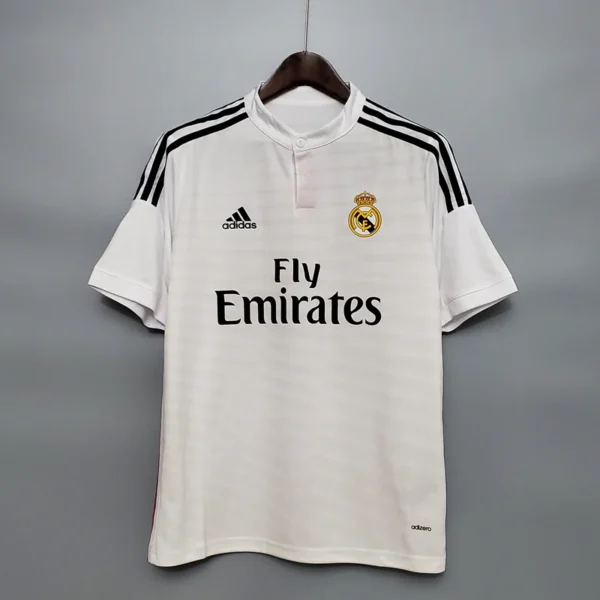 7207be66_800 Camisa Retrô Real Madrid Home 2014/2015 Adidas Branca - Imagem 1