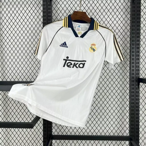 Camisa Retrô Real Madrid Home 1998/2000 Adidas - Imagem 1