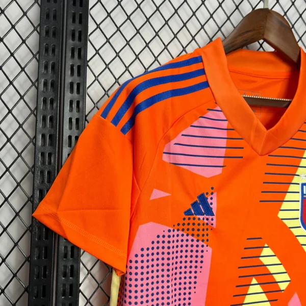 Camisa Seleção Itália Goleiro 2024/25 Adidas Vermelha - Imagem 3