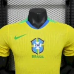 Camisa Brasil Seleção Brasileira Home Versão Jogador Masculina Amarela 25/2026 Nike - Imagem 2