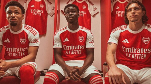 Camisa Arsenal Home Versão Torcedor 25/2026 Vermelha Adidas - Imagem 11