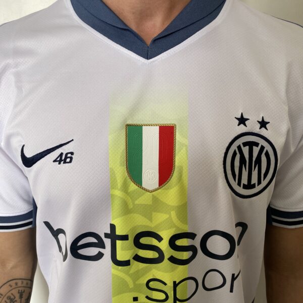 Camisa Inter de Milão Away Versão Torcedor - Valentino Rossi - 2025 Branca Nike - Imagem 2