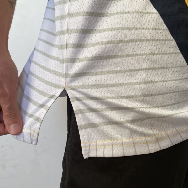 Camiseta Regata Basquete NBA Indiana Pacers 0 Tyrese Haliburton Statement Edition 2025 Amarela Jordan - Imagem 7