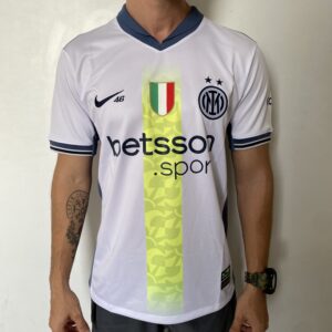 Camisa Inter de Milão Away Versão Torcedor - Valentino Rossi - 2025 Branca Nike