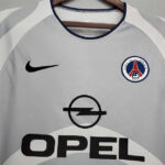 Camisa Retrô Paris Saint-Germain - PSG Away 2001/2002 - Ronaldinho 10 - Nike - Cinza Opel - Imagem 2