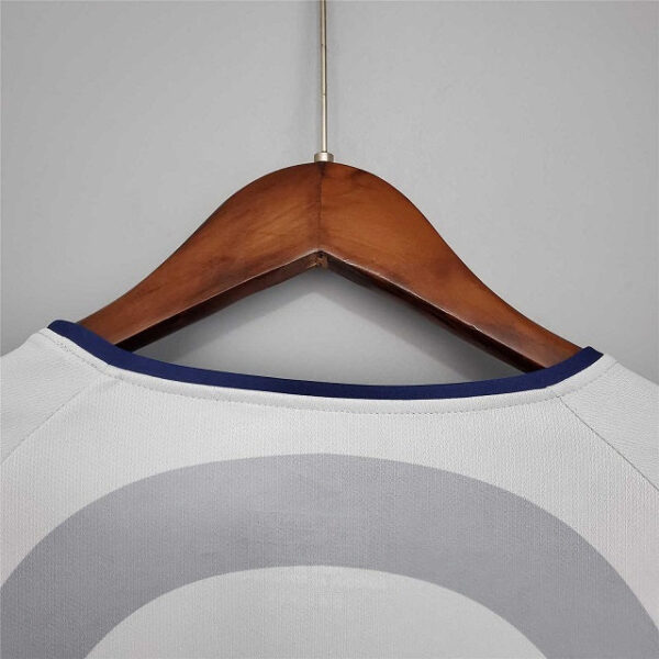 Camisa Retrô Paris Saint-Germain - PSG Away 2001/2002 - Ronaldinho 10 - Nike - Cinza Opel - Imagem 8