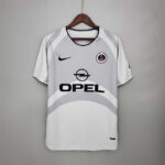 Camisa Retrô Paris Saint-Germain - PSG Away 2001/2002 - Ronaldinho 10 - Nike - Cinza Opel