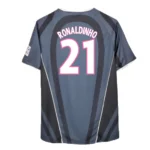 Camisa Retrô Paris Saint-Germain - PSG Third 2001/2002 - Ronaldinho 21 - Nike - Preta Opel - Imagem 2