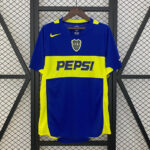Camisa Retrô Boca Juniors Home 2004/2005 Nike - Azul Amarela - Total 90