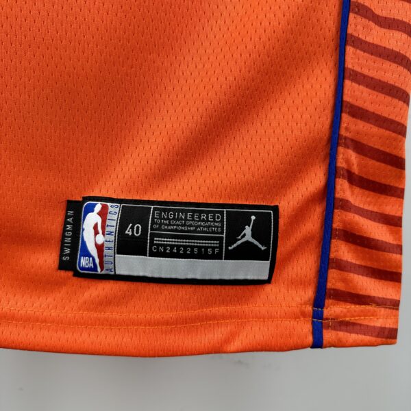 c2f5b3e7 Camiseta Regata Basquete NBA OKC Oklahoma Thunder 2 Shai Gilgeous-Alexander Statement Edition 2025 Laranja Nike - Imagem 6