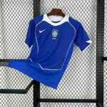 Camisa Retrô Clássica Seleção Brasileira Brasil – Nike – Azul – 2004 – Total 90