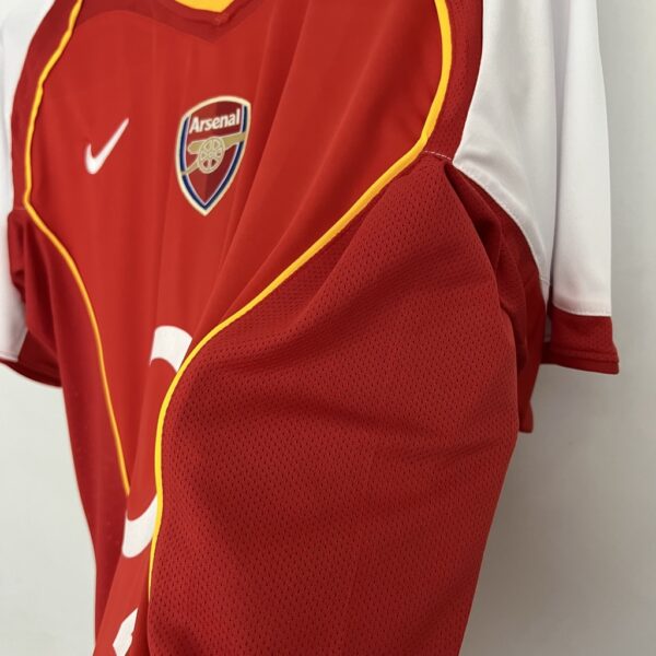 feiogfeiogjreiogiuerhghu (2) Camisa Rêtro Arsenal Home 2004/2005 Nike - Vermelho - Total 90 - Imagem 5