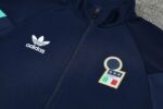 Conjunto Treino Itália Casaco Jaqueta e Calça Longa 2025 Adidas - Imagem 2