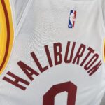 Camiseta Regata NBA Indiana Pacers Nike Classic Edition Swingman 0 Tyrese Haliburton Branca 2020 Nike - Imagem 7