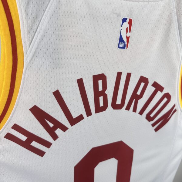 31e8a002 Camiseta Regata NBA Indiana Pacers Nike Classic Edition Swingman 0 Tyrese Haliburton Branca 2020 Nike - Imagem 7