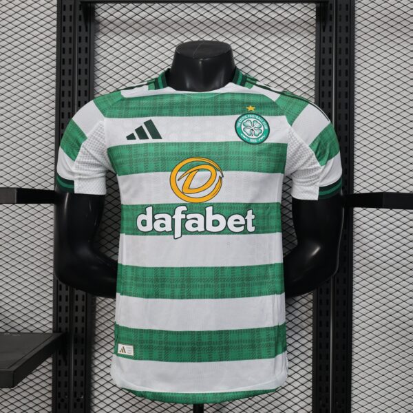 Camisa Celtics FC Home Versão Jogador 25/2026 Verde Adidas - Imagem 1