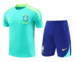 Conjunto Camisa e Calção Treino Brasil Torcedor 2025 Nike