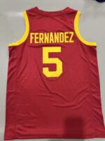 Camiseta Regata Basquete Seleção Espanha 2023 Nike Vermelha - Imagem 2