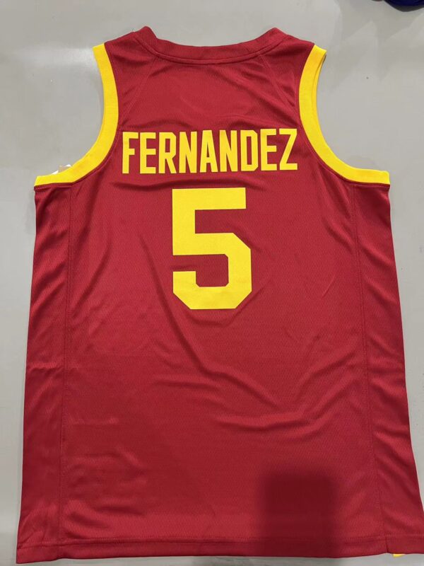 33846094 Camiseta Regata Basquete Seleção Espanha 2023 Nike Vermelha - Imagem 2