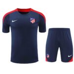 Conjunto Camisa e Calção Treino Atlético Madrid Torcedor 2025 Azul Nike - Imagem 2
