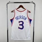 Camiseta Regata Basquete NBA Philadelphia 76ers Sixers 3 Allen Iverson Mitchell & Ness 1996/97 - Imagem 2