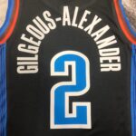 Camiseta Regata Basquete NBA OKC Oklahoma Thunder 2 Shai Gilgeous-Alexander City Edition 2022 Nike - Imagem 6