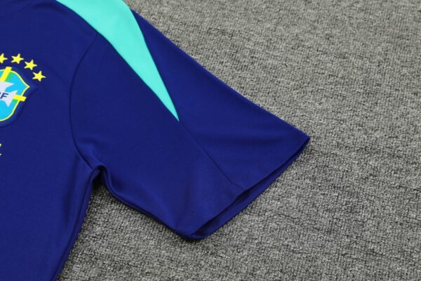 4b1486ab-5926a81fce4ceae07c17366875451198-1024-1024 Conjunto Camisa e Calção Treino Brasil Torcedor 2025 Azul Nike - Imagem 7