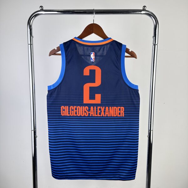 Camiseta Regata Basquete NBA OKC Oklahoma Thunder 2 Shai Gilgeous-Alexander City Edition 2018 Nike - Imagem 11