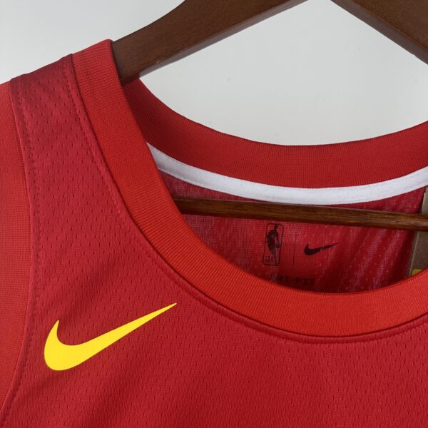 Camiseta Regata NBA Indiana Pacers Nike Classic Edition Swingman 0 Tyrese Haliburton Vermelha 2019 Nike - Imagem 3