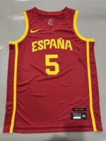 Camiseta Regata Basquete Seleção Espanha 2023 Nike Vermelha