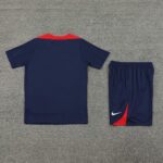 Conjunto Camisa e Calção Treino Atlético Madrid Torcedor 2025 Azul Nike - Imagem 5