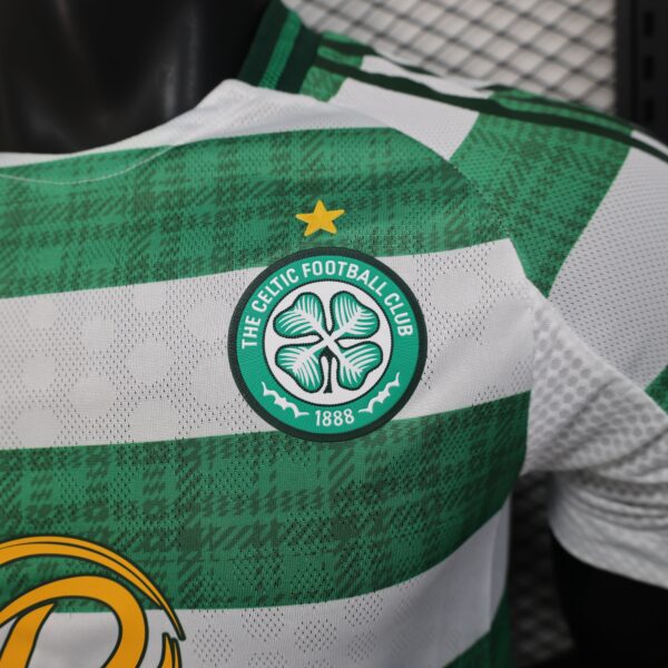 Camisa Celtics FC Home Versão Jogador 25/2026 Verde Adidas - Imagem 4