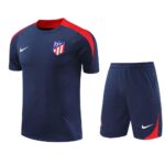 Conjunto Camisa e Calção Treino Atlético Madrid Torcedor 2025 Azul Nike