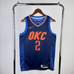Camiseta Regata Basquete NBA OKC Oklahoma Thunder 2 Shai Gilgeous-Alexander City Edition 2018 Nike - Imagem 10
