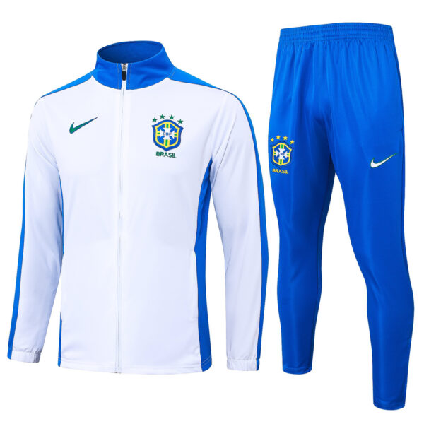 a68074c0-b34b6acd2aba0bfd2517383287793146-1024-1024 Conjunto Treino Brasil Reedição 1998 Casaco Jaqueta e Calça Longa 2025 Nike - Imagem 1