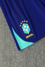 Conjunto Camisa e Calção Treino Brasil Torcedor 2025 Azul Nike - Imagem 8