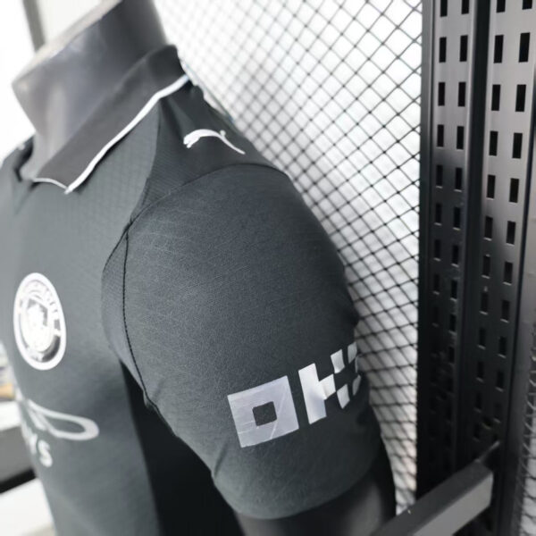 ad39e76a Camisa Manchester City 4Th Versão Jogador 25/2026 Preta Puma - Imagem 6