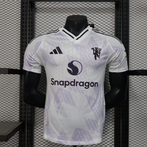 Camisa Manchester United Away Versão Jogador 25/2026 Adidas Branca - Imagem 1