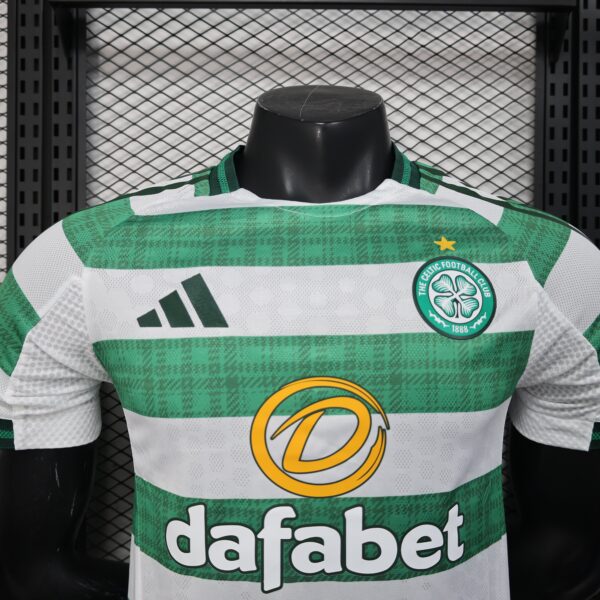 Camisa Celtics FC Home Versão Jogador 25/2026 Verde Adidas - Imagem 2