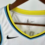 Camiseta Regata NBA Indiana Pacers Nike City Edition Swingman 0 Tyrese Haliburton Branca 2025 Nike - Imagem 3