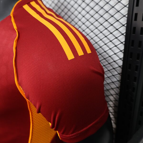 c4a56bbc Camisa Roma Home Versão Jogador 25/2026 Vermelha Adidas - Imagem 7