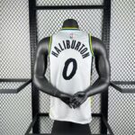 Camiseta Regata NBA Indiana Pacers Nike City Edition Swingman 0 Tyrese Haliburton Branca 2025 Nike - Imagem 2