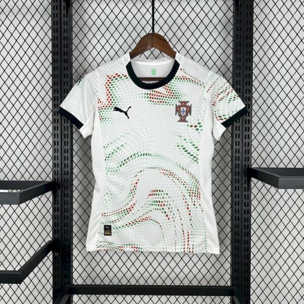 Camisa Seleção Portugal Away Feminina 2025 Puma Branca - Imagem 1