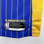 Camiseta Regata NBA Indiana Pacers Nike City Edition Swingman 0 Tyrese Haliburton Azul 2021 Nike - Imagem 6