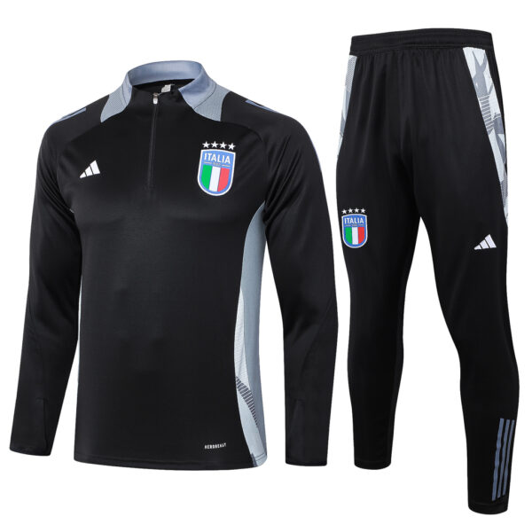 eb0de6d1-e7bd164b643834144a17219339910728-1024-1024 Conjunto Treino Itália Casaco Jaqueta e Calça Longa 2024 Adidas - Imagem 1