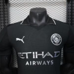 Camisa Manchester City 4Th Versão Jogador 25/2026 Preta Puma - Imagem 2