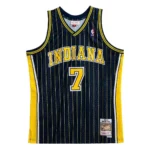 Camiseta Regata Basquete NBA Indiana Pacers Jermaine O'Neal 7 Mitchell & Ness Edition Azul 2003/04