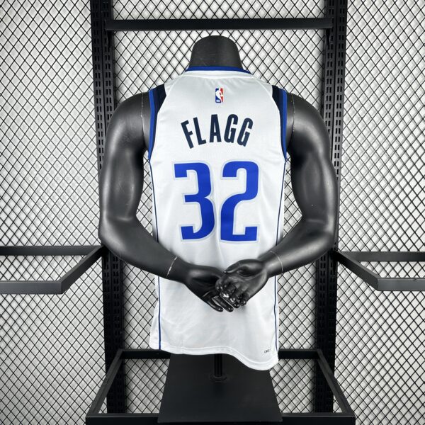 Camiseta Regata NBA Dallas Mavericks 32 Flagg Association Edition Branca 2025 Nike - Imagem 2