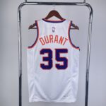 Camiseta Regata Basquete NBA Phoenix Suns 35 Durant Association Edition 2025 Branco Nike - Imagem 2