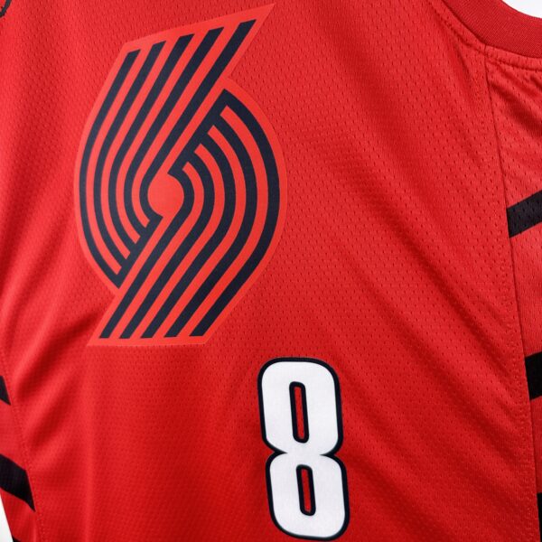 14a35bea Camiseta Regata Basquete NBA Portland Trail Blazers Statement Edition 2025 Vermelha Nike - Imagem 3